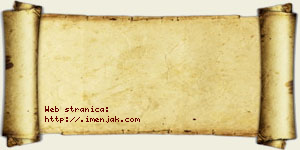 Tijana Žirović vizit kartica